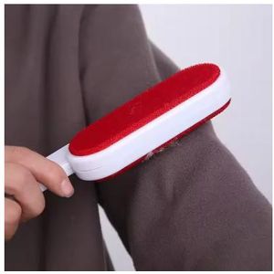 Rouleau anti-peluches autonettoyant, brosse de dépoussiérage à 2 côtés, brosse pour enlever les poils d'animaux de compagnie, pour enlever les poils de chien et de chat des vêtements de tapis de canapé