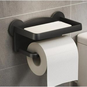 Support de rouleau de papier toilette, Support de papier toilette, Support de téléphone mobile, Support porte-savon en tissu