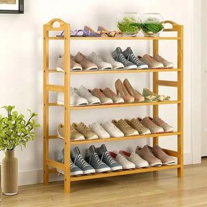 Autre Étagère de Rangement de Chaussures en bambou-20paires