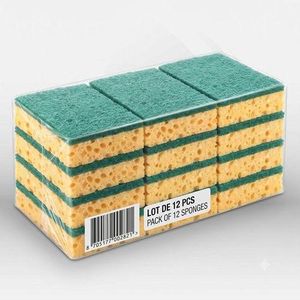 Lot de 12 Éponges double face à Vaisselle ou Multi-usage - CA820071