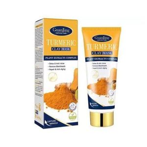 White Label Masque de visage à l'argile curcuma – 120g