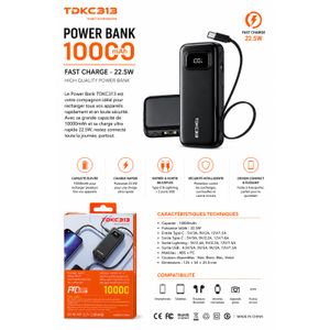 TDK POWER BANK 100C41 FAST CHARGE - 22.5W
