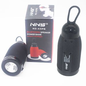 3 in 1 - Haut-Parleur Avec Power Bank Intégré + Lampe Torche NR