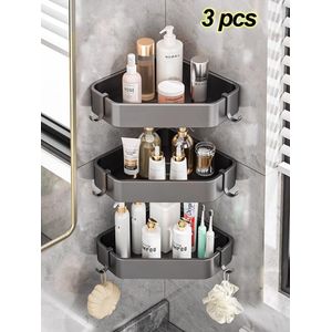 un ensemble d'étagères d'angle de douche 3 pieces
