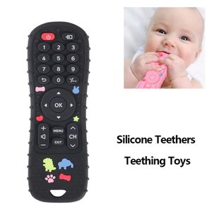 1 PC Jouets en silicone pour bébé, télécommande de télévision, jouet à forme jouet de mastication sans BPA, jouet sensoriel pour bébé