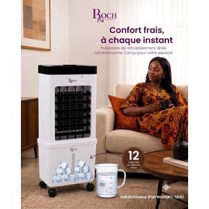 Roch Refroidisseurs d'air Roch Rc-12lr – Blanc – 12 Litres – Garantie 6 Mois