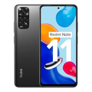 Xiaomi REDMI NOTE 11 - 6.43" AMOLED - 6GO RAM -  128GO - Dual SIM - 4G - 50MP/13MP - 5000 Mah - Noir