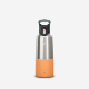 Quechua Gourde 900 isotherme inox 0,8L bouchon à ouverture rapide pour la randonnée