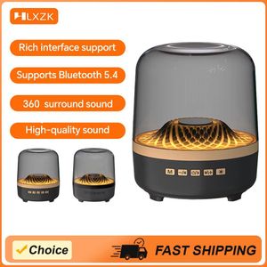 Bande audio sans fil portable bluetooth 5.3 haut-parleur de cinéma maison subwoofer hifi lumière respiratoire acoustique pour Android IOS