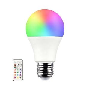 Pack de 2 Ampoule Led Standard E27 9w Equi.60w 806lm Rgb Avec Télécommande 25000h 7hsevenon Premium
