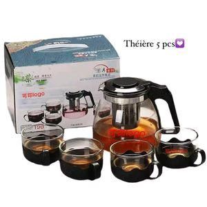 Ensemble Théière + Tasse en Verre détachable 