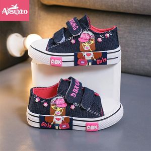 Chaussures en toile pour filles de 1 à 15 ans - Baskets décontractées