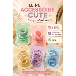 Lot de 6 Bracelets Spirales Femme – Cute, Pratiques & Stylés