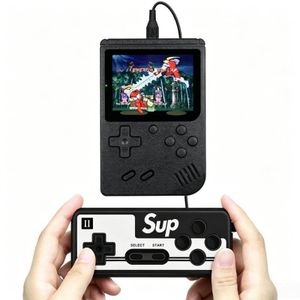 Jouets pour enfants, console de jeux portable 400-en-1, Gameboy, console de jeux rétro portable, écran 3,0 pouces, noir
