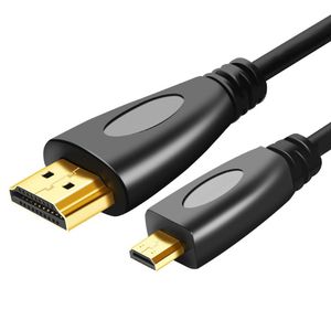 Câble 1.8m 3D 1080p Micro HDMI mâle vers HDMI mâle
