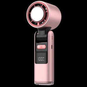 Mini Ventilateur Portable Pliable Rechargeable via USB-C Rose