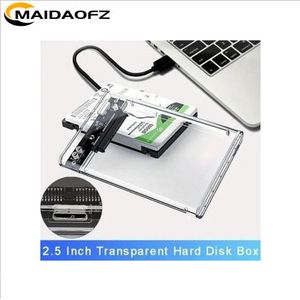 MAIDAOFZ Boîtier De Disque Dur USB 3.0 2.5 Pouces SATA HDD, Coque Avec Câble De Boîtier De Disque Dur 5Gbps, Support 2 To UASP-