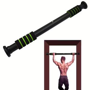 Barre de suspension cadre de porte réglable, équipement de fitness barre horizontale monté sur mur intérieur, adapté à l'entraînement de force