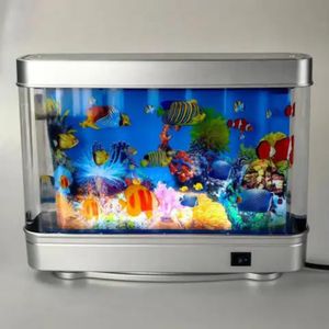 Autre Mini aquarium électronique ABS, lumière LED décorative artificielle moderne pour la maison,salon, chambre, bureau etc