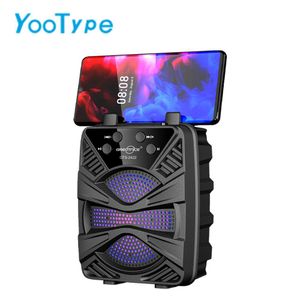 YooType Bluetooth Enceinte Portable 5W, Batterie 500mAh, Fonction TWS Radio FM USB TF Son 360°, Extérieur Soirée, Noir
