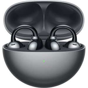 Huawei FreeClip écouteurs, écouteurs sans Fil, Bluetooth, 8 Heures d'autonomie, Écoute Ouverte subversive, Ajustement sûr, Confort de Port Optimal, avec iOS, Android et Windows, IP54, Noir