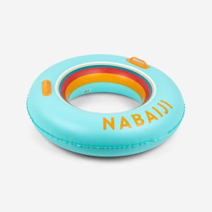 Bouée piscine gonflable imprimée grande taille 92 cm avec poignées