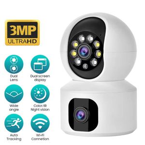 Generic Caméra de surveillance intérieure sans fil moniteur de sécurité  suivi automatique Wi-Fi