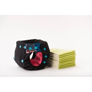 Apiafrique Couche lavable bébé - Pack découverte - Noir