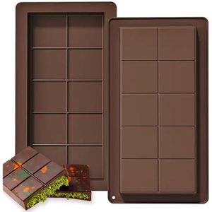 2 Pcs Moule De Barre De Chocolat