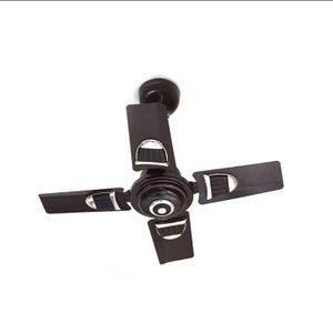 Elbee Ventilateur de plafond décoratif à pales courtes de 61 cm (24 po) - Haute vitesse