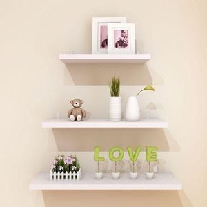 Etagère Murale - Tablette-3 Pièces-Blanc