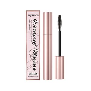 Mascara Noir Waterproof - Allonge, Volume, Effet Courbé, Tenue Longue Durée