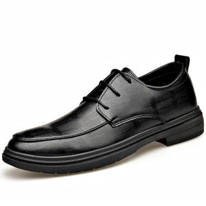 GLARPEBIE Chaussures En Cuir Pour Hommes Chaussures Formelles Pour Hommes Chaussures à enfiler à pampilles pour hommes - Noir