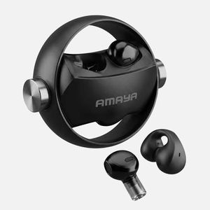 Amaya Écouteurs Sans Fil Intra-Auriculaires avec Boîtier Orbital – Noir