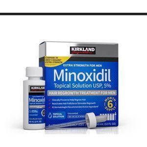 Minoxidil 5% pousse barbe , Boîte de 6 bouteilles