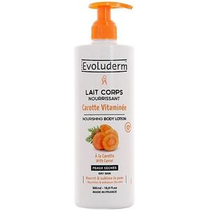 Evoluderm Lait Corps Nourrissant Carotte Vitaminé - 500 ml