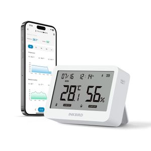 Inkbird Bluetooth Smart Thermo-Hygrometer Indoor Temperature Humidity Monitor