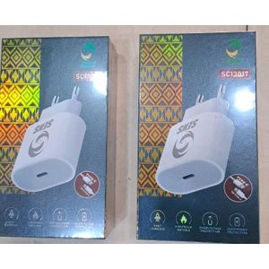 Sens Chargeur originale ultra puissant USB c  pour Android et IOS BLANC