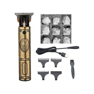 Tondeuse à cheveux électrique professionnelle pour homme, tondeuse à barbe zéro écart, tondeuse à cheveux sans fil T-Blade avec écran LCD