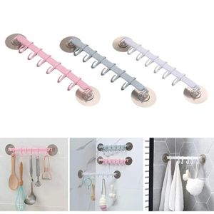 Organisateur de salle de bain mural avec crochets à clés, porte-serviettes, accessoires de cuisine et étagère de rangement pour placard