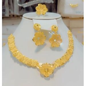 Ensemble bijoux plaqué femme  gold 