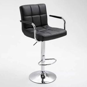 Chaise haute - Tabouret de bar noir très classique - Chaise longue - chaise de bar 