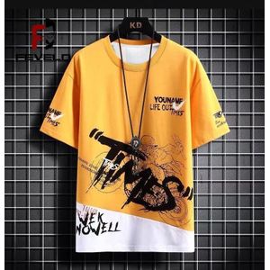 pisiduo T-chemise for homme 2026 tendance man hauts séchage rapide T-chemise streetwear col rond manches courtes T-shirt décontracté oversize T-chemise Y2K T-chemises
