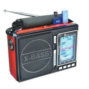 Radio FM - rechargeable port USB - carte TF - avec lampe led