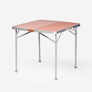 Quechua Table de camping pliante, 4 personnes, marron