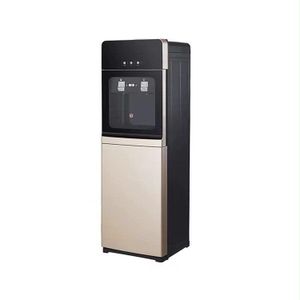 Fontaine à Eau Chaud & Froid avec Mini Frigo Intégré en Bas – Chargement par le Haut, Silencieuse & Économe