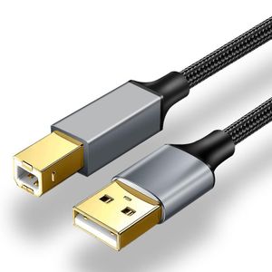 Câble d’imprimante USB-B, USB 2.0 haute vitesse, câble USB Type-C vers USB-B, 1 m, noir