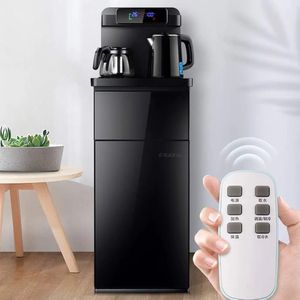 Fontaine à eau multifonctionnelle avec porte-bouteilles intégré et coin thé, eau chaude/froide 