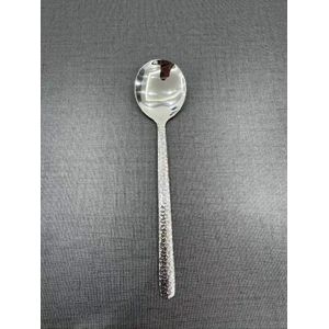 Ensemble de 6 cuillères à café en acier inoxydable robustes et élégantes. Finition polie miroir