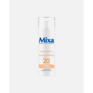 Mixa Expert Peau Sensible – Crème Anti-Taches Éclat – Vitamine C & Niacinamide – SPF 20 – Flacon-Pompe 50 Ml